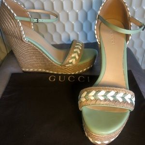 Gucci Espadrilles Wedge sandals size 39 EU